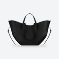 Large Black Textured Leather Tote, photo 1