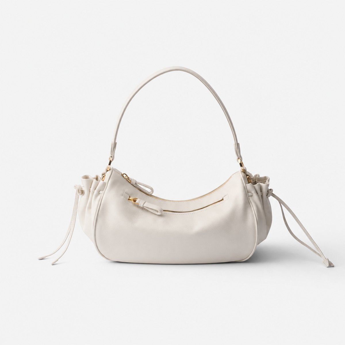 White Nylon Shoulder Bag, photo 1