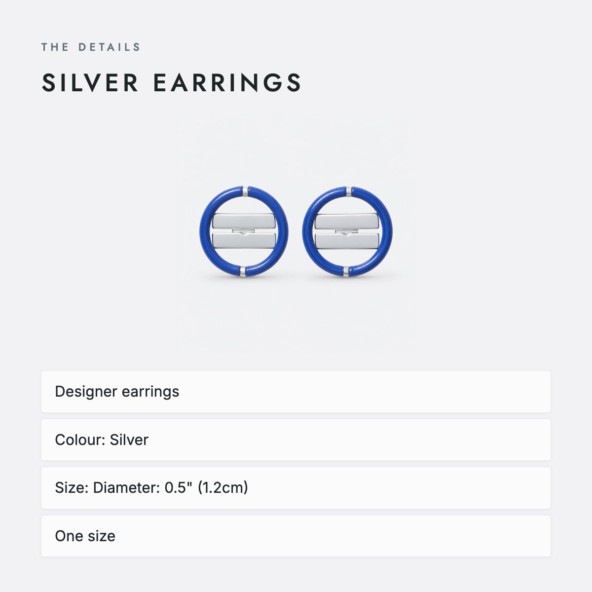 Silver Earrings, photo 4