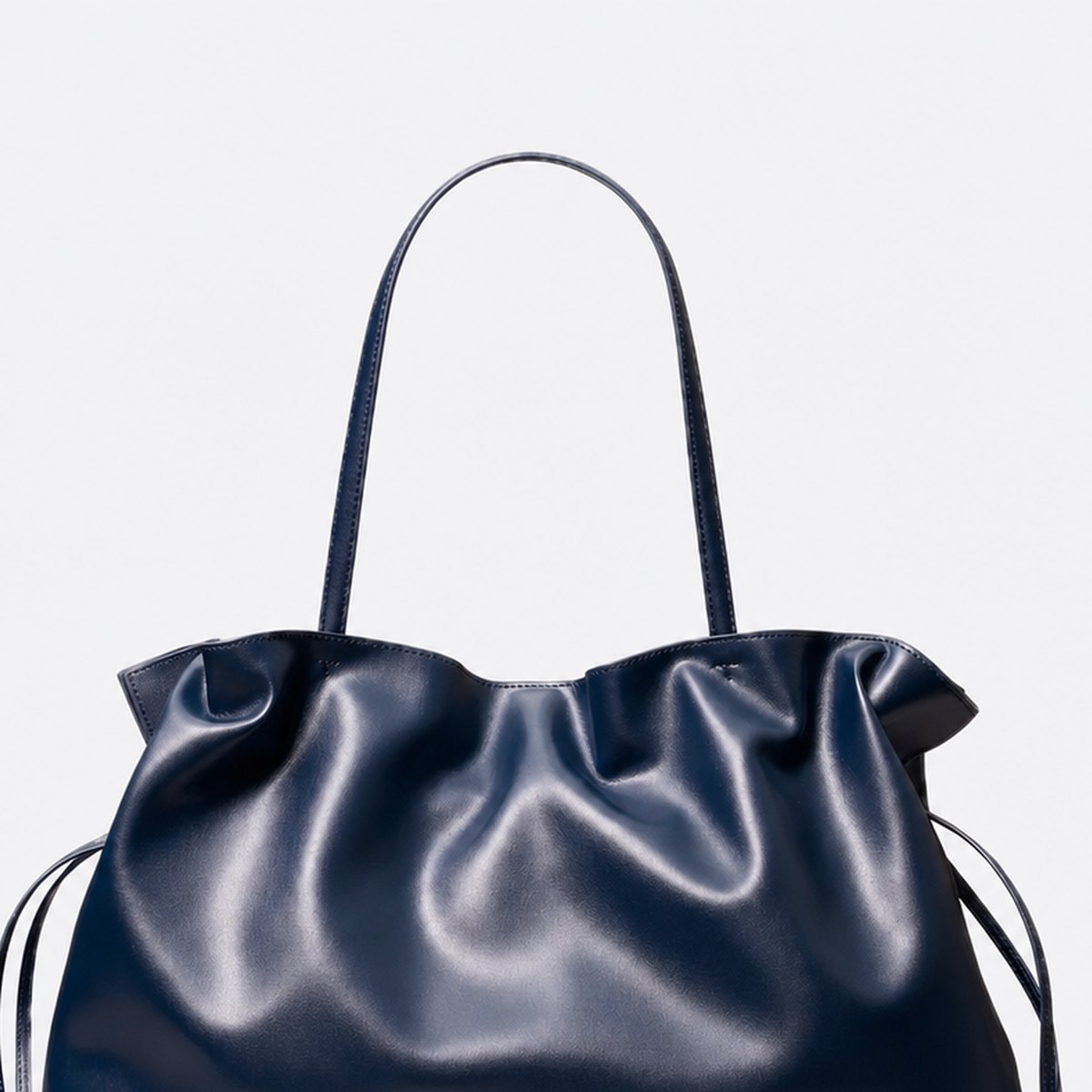 Navy Drawstring Tote Bag, photo 2