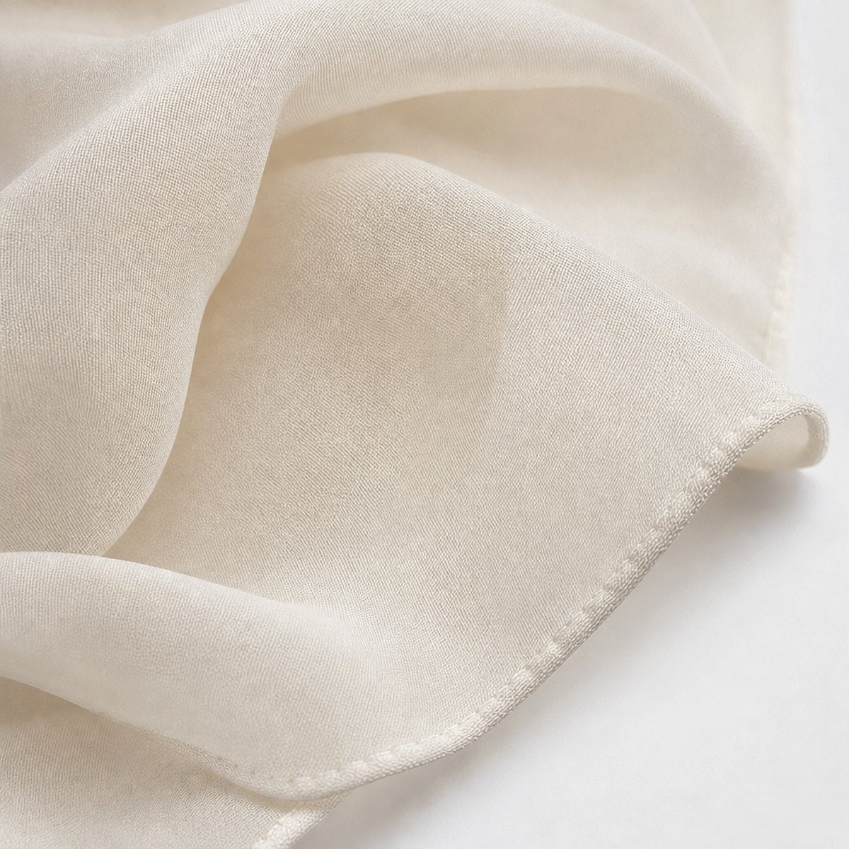 Cream Silk Scarf, photo 1