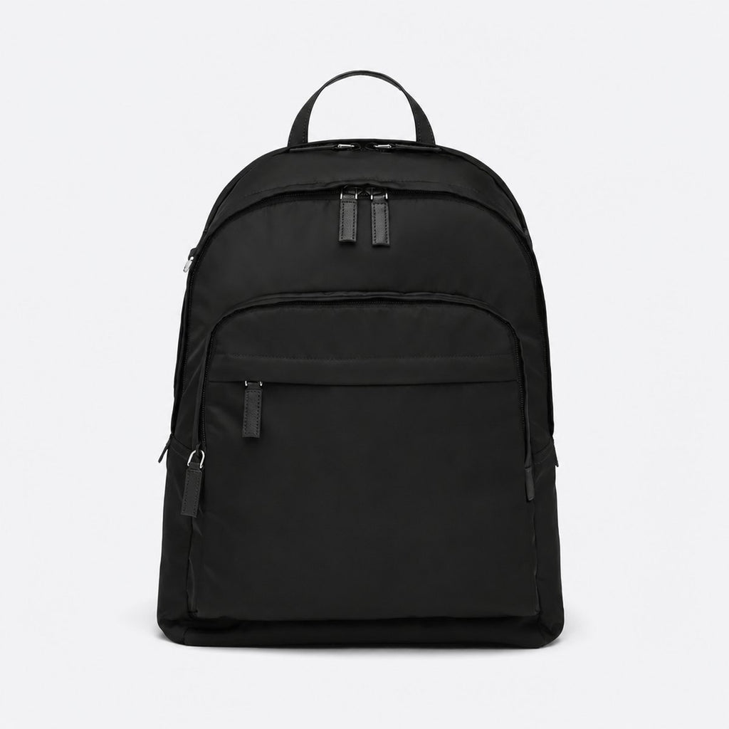 Black Leather Backpack, photo 1