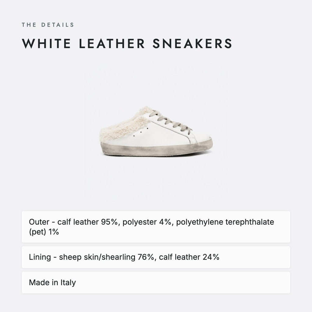 White Leather Sneakers, photo 4