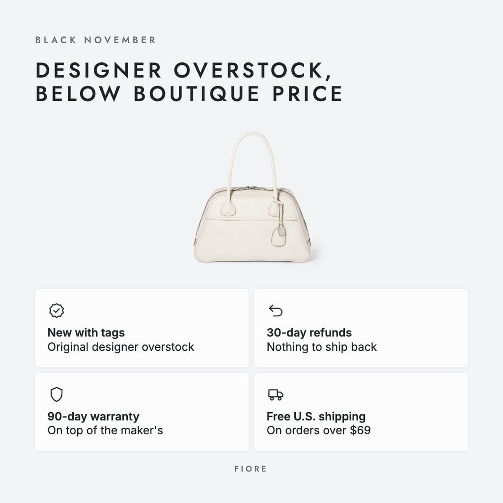 Chalk White Leather Bowling Bag, photo 5