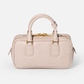 Water Lily Padded Leather Top-Handle Bag, photo 1