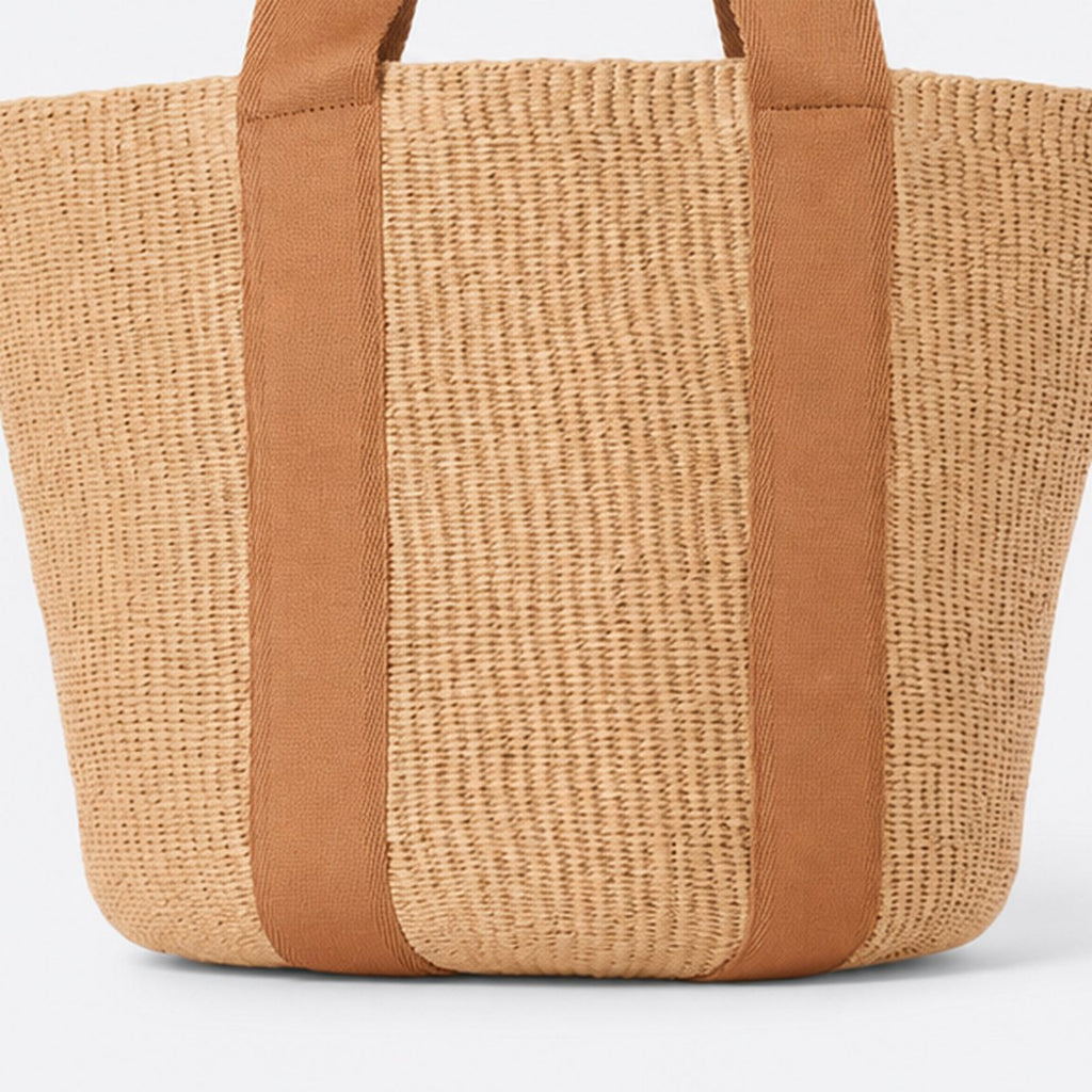 Beige Leather Tote Bag, photo 3