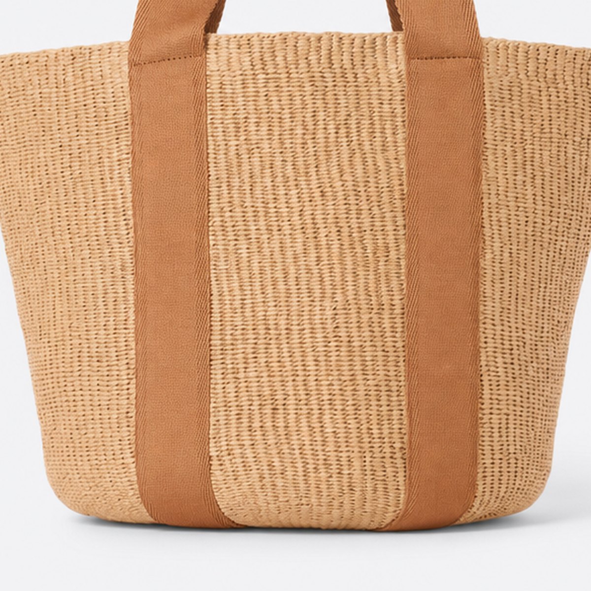 Beige Leather Tote Bag, photo 3
