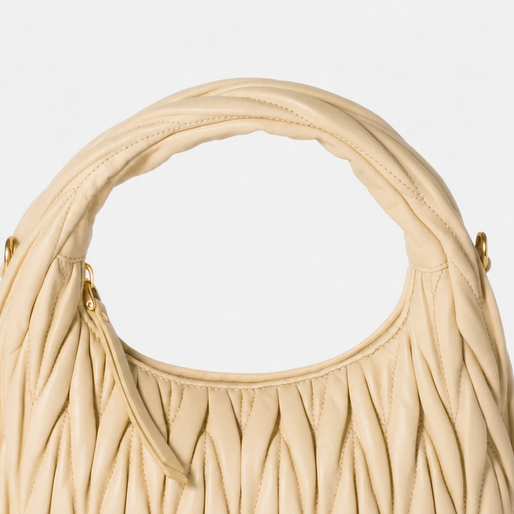 Soy Green Quilted Leather Hobo Bag, photo 2