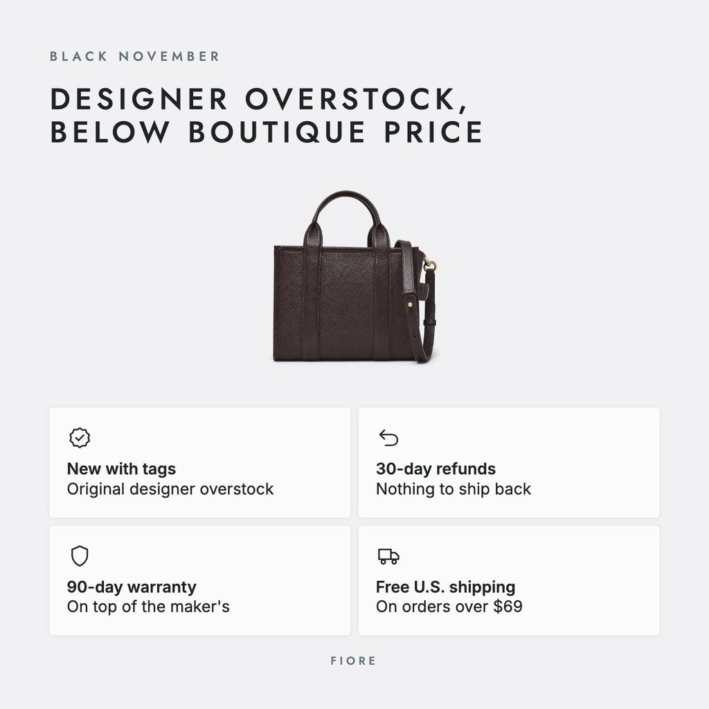 Small Brown Grained Leather Tote Bag, photo 5