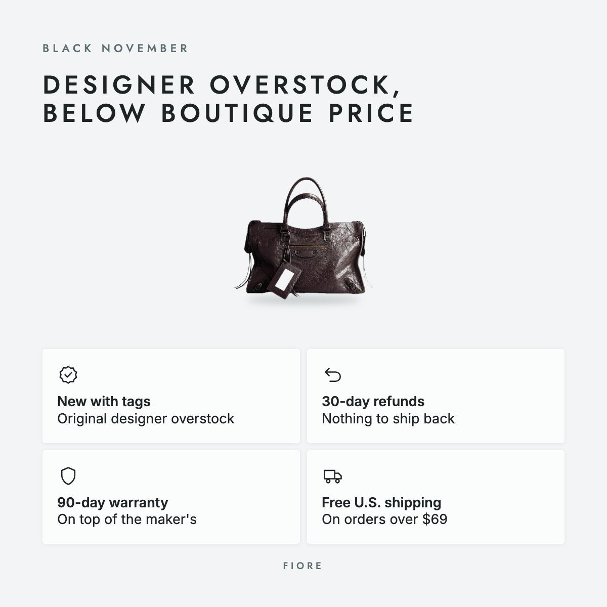 Large Espresso Lambskin Tote, photo 5