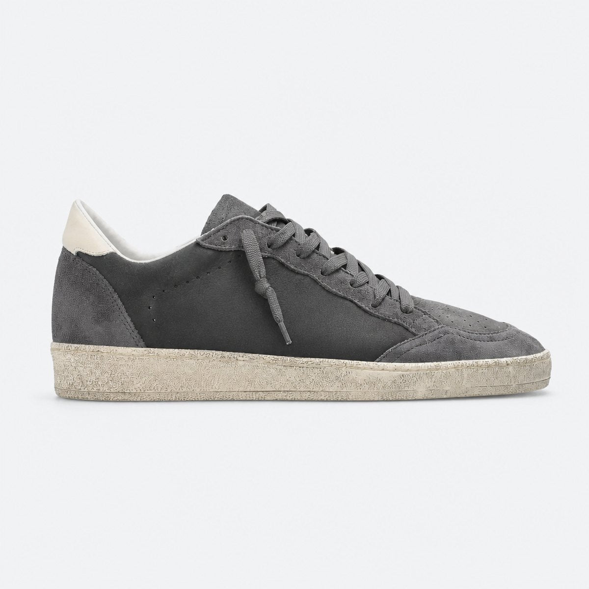 Grey Leather and Suede Sneakers, photo 1