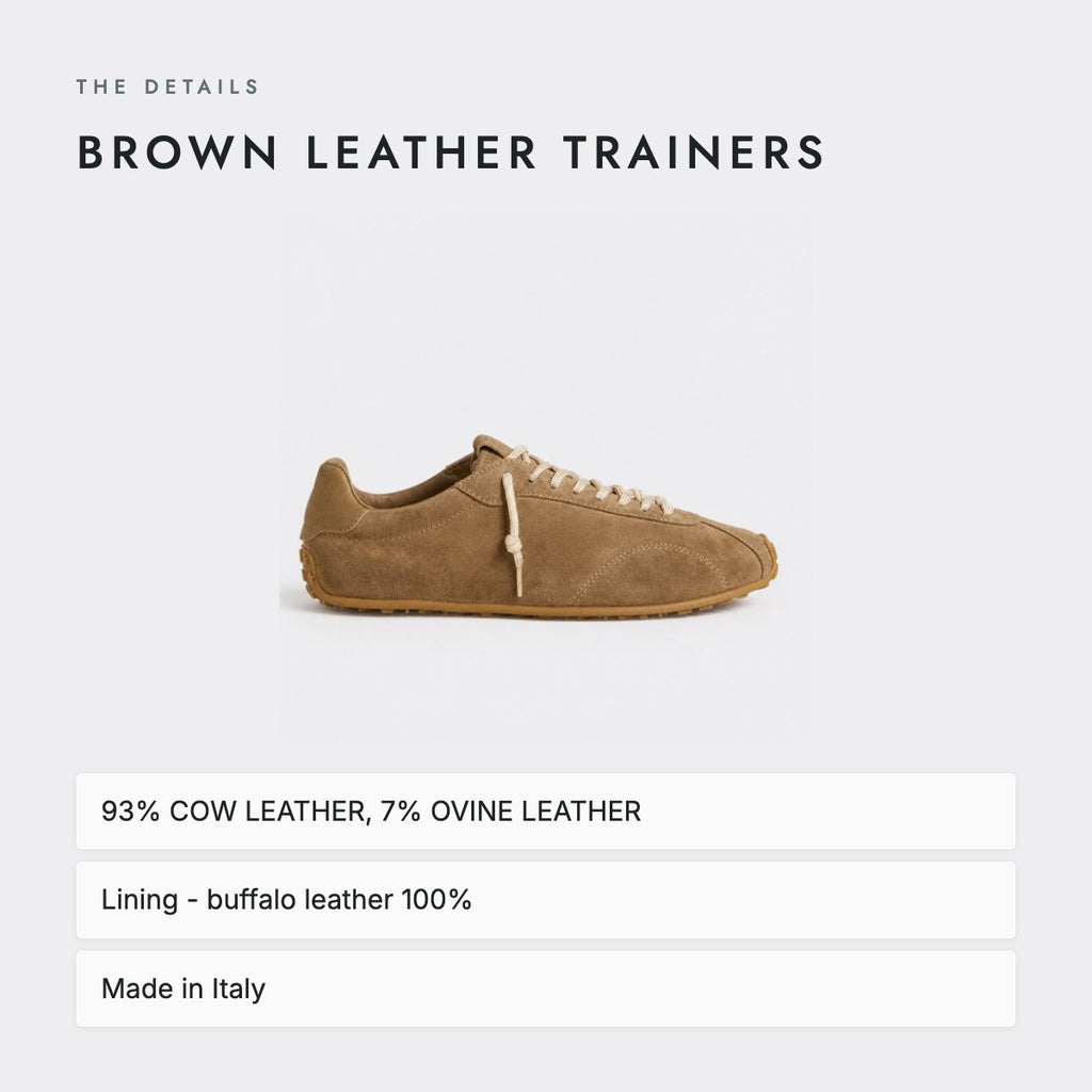 Brown Leather Trainers, photo 4