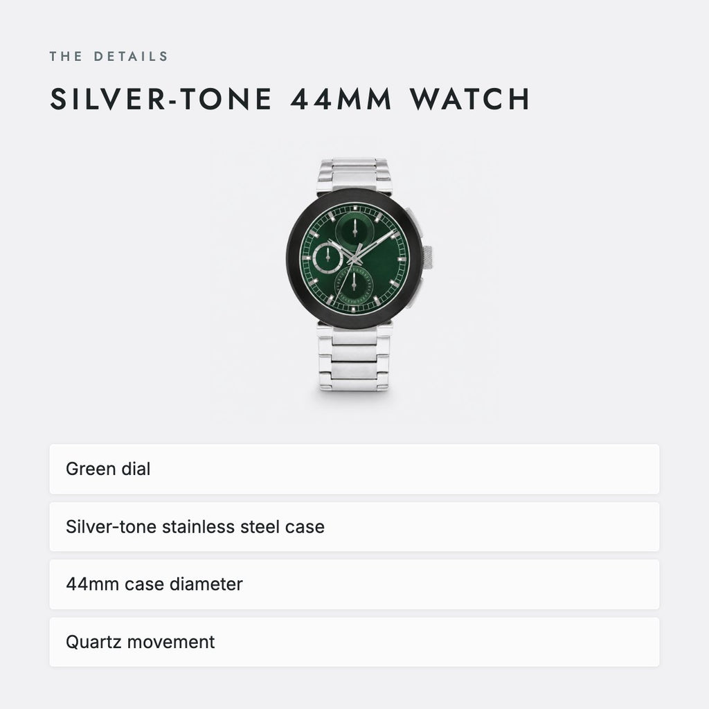 Silver-tone 44mm Watch, photo 4