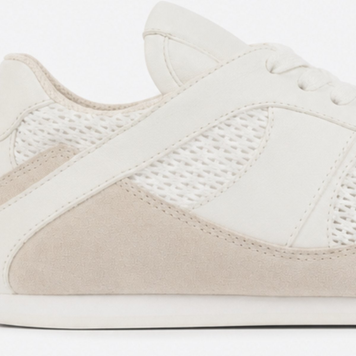 White Suede Sneakers, photo 2
