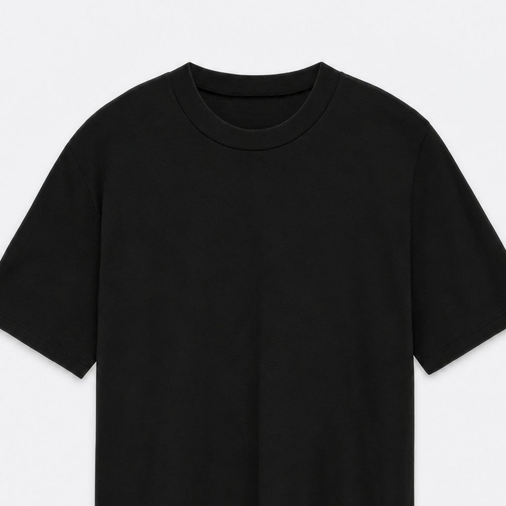 Black Cotton T-Shirt, photo 2