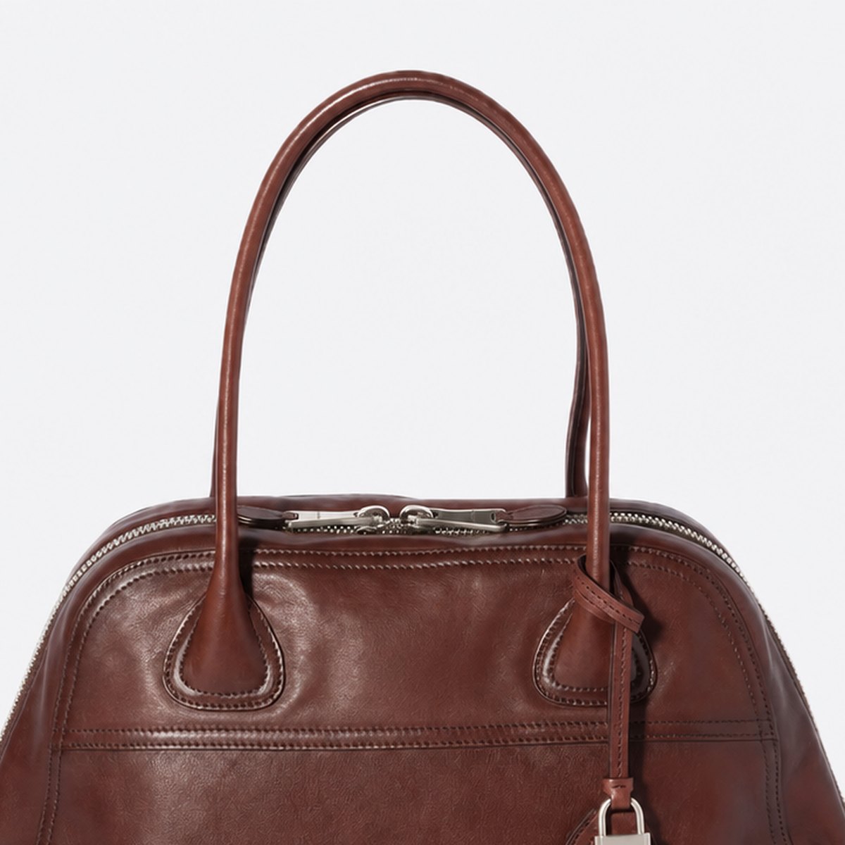 Briarwood Leather Bowling Bag, photo 2