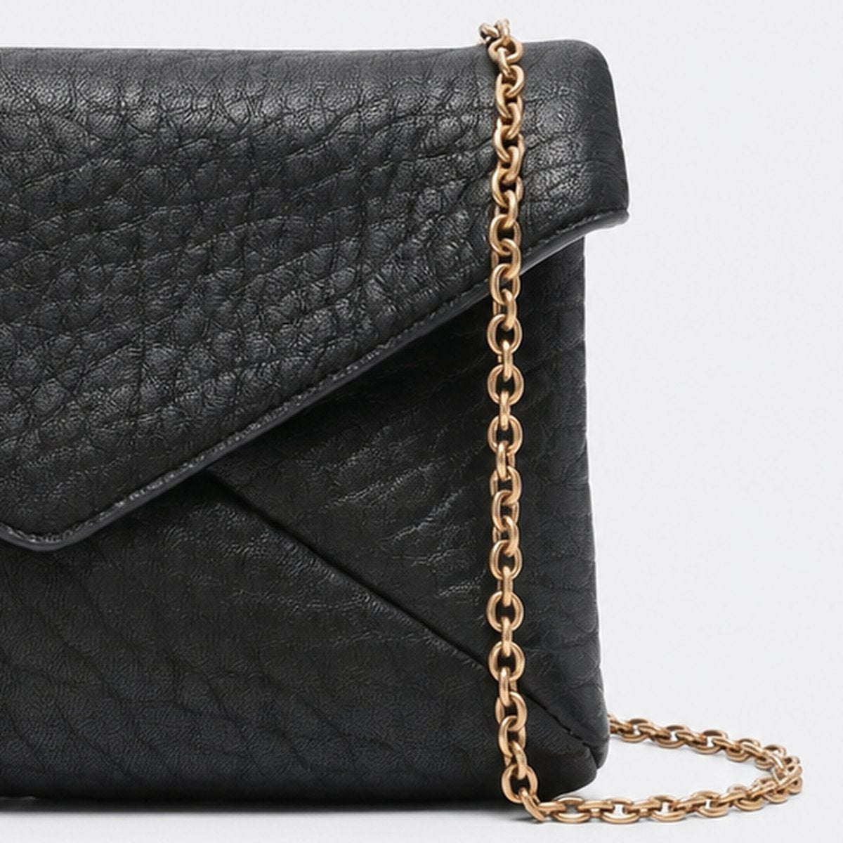 Black Leather Shoulder Bag, photo 3