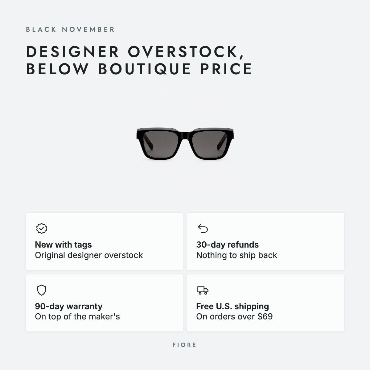 Black Acetate Sunglasses, photo 5