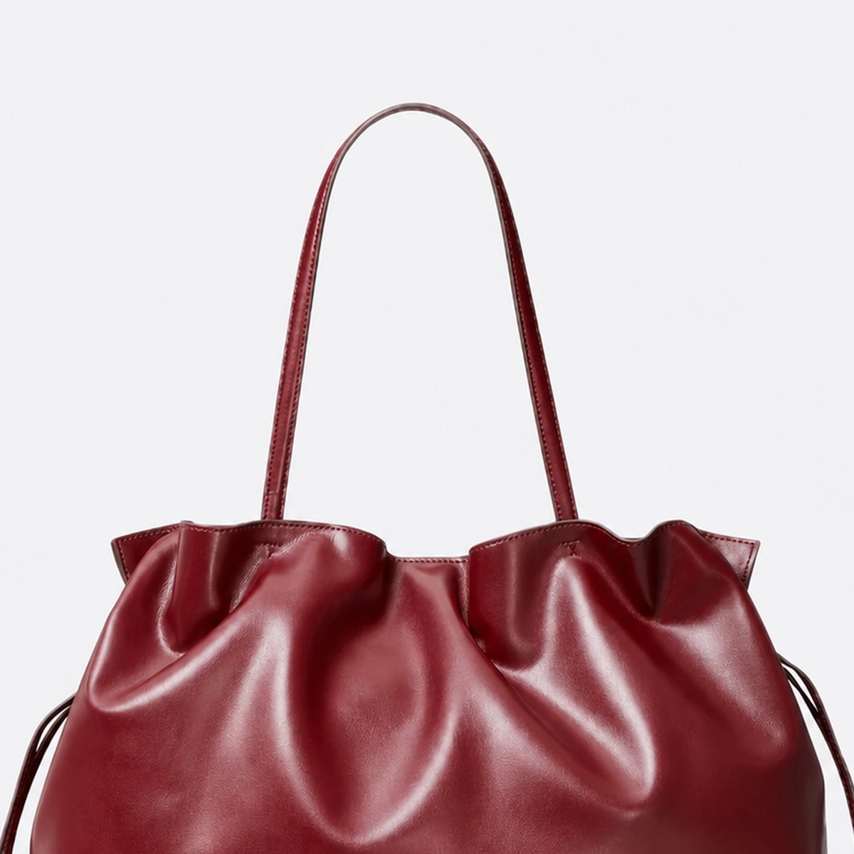 Merlot Drawstring Tote Bag, photo 2