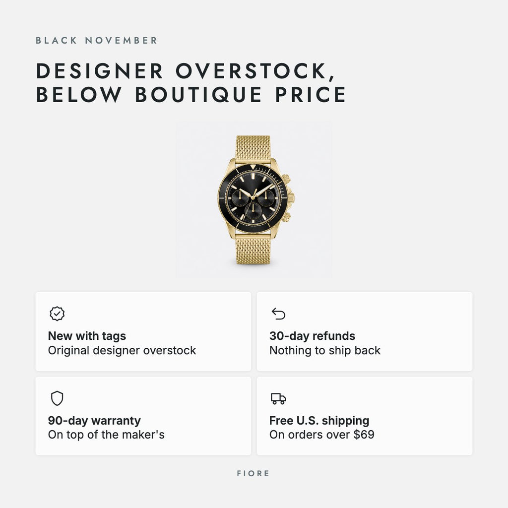 Gold-tone 44mm Chronograph Watch, photo 5