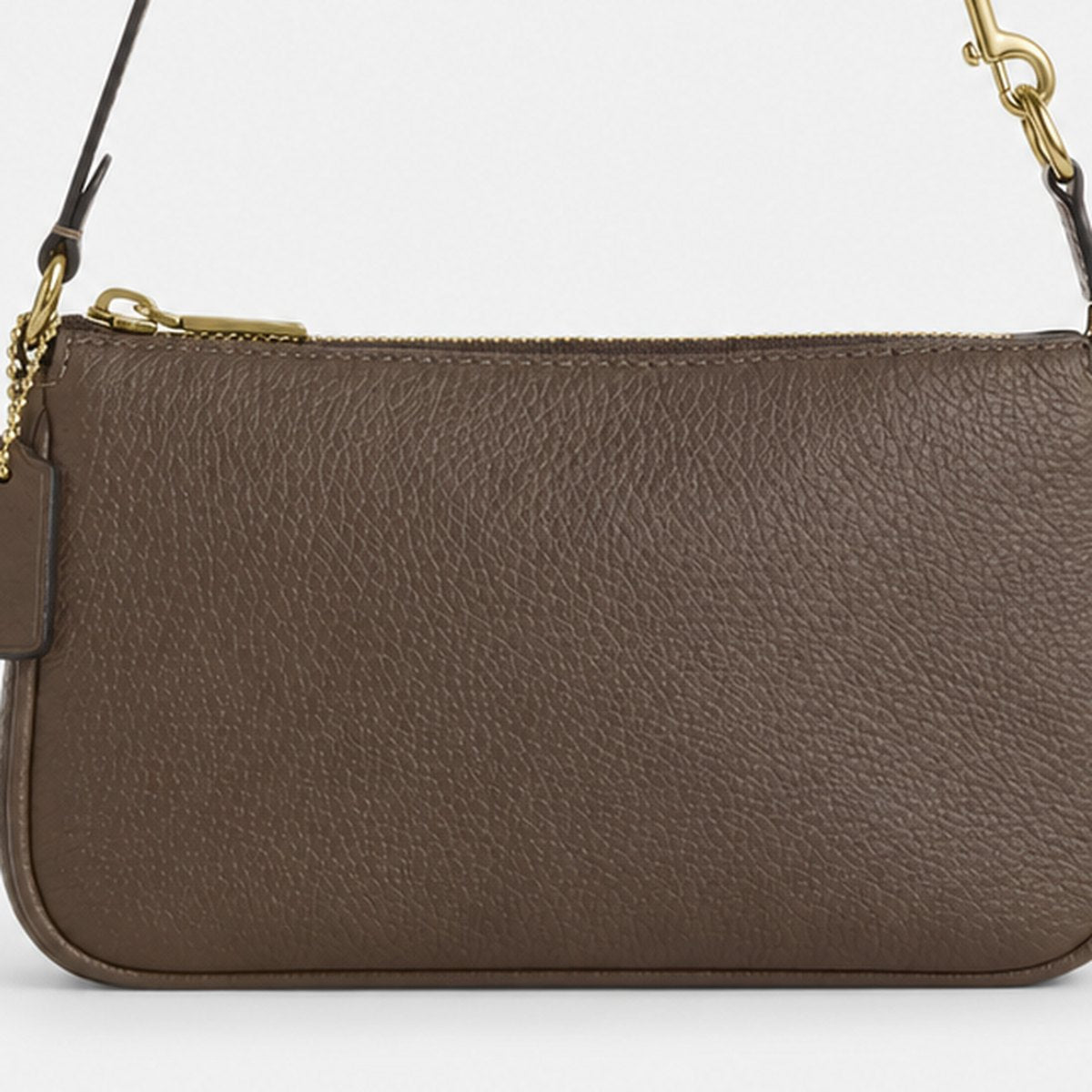 Dark Stone Pebble Leather Mini Shoulder Bag, photo 3