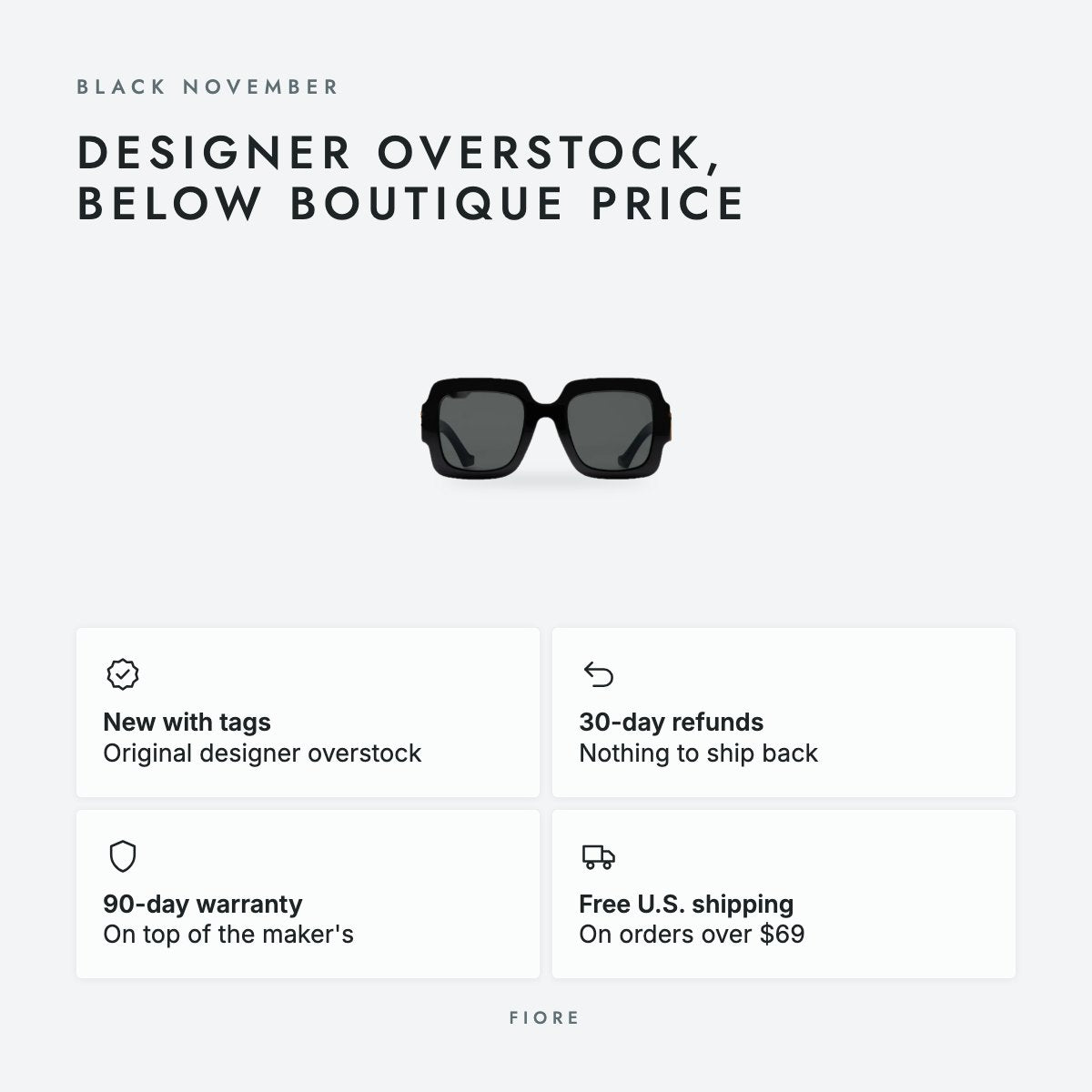 Black Acetate Sunglasses, photo 5