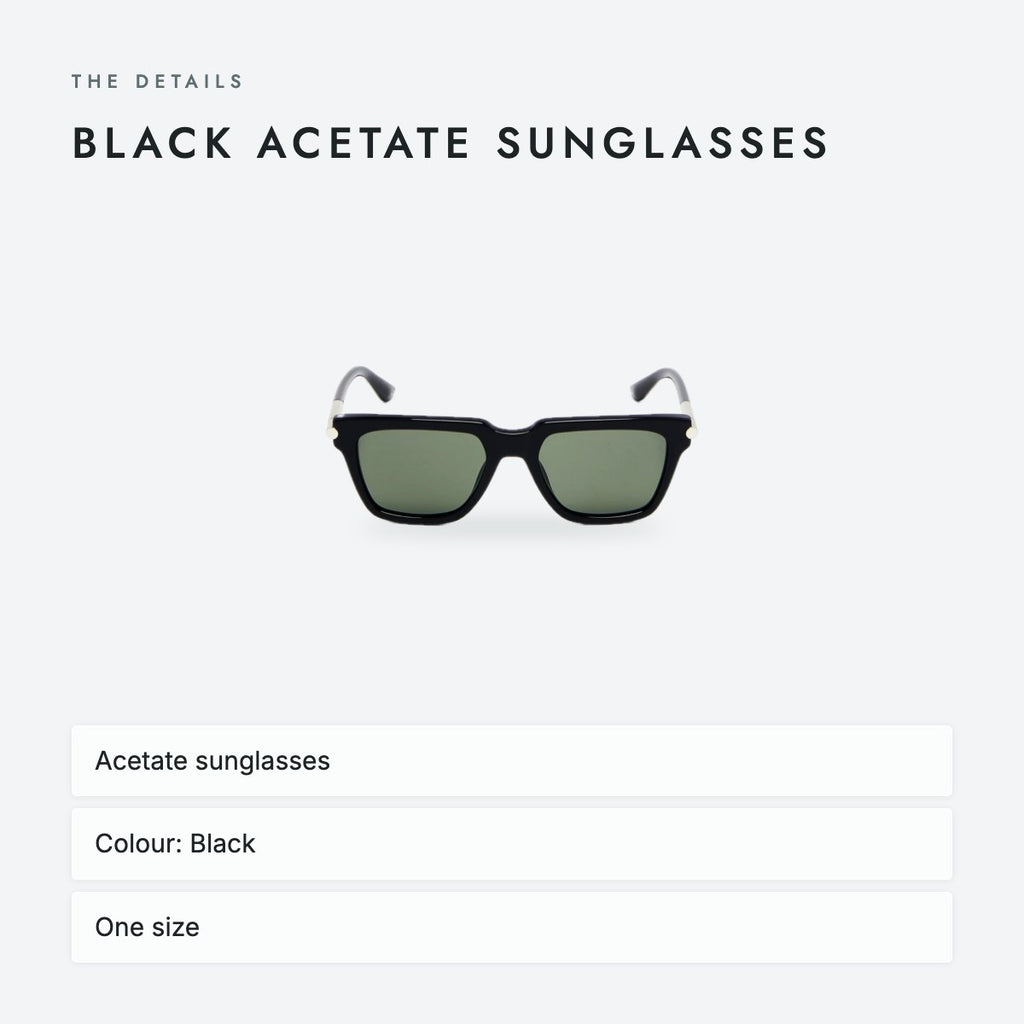 Black Acetate Sunglasses, photo 4