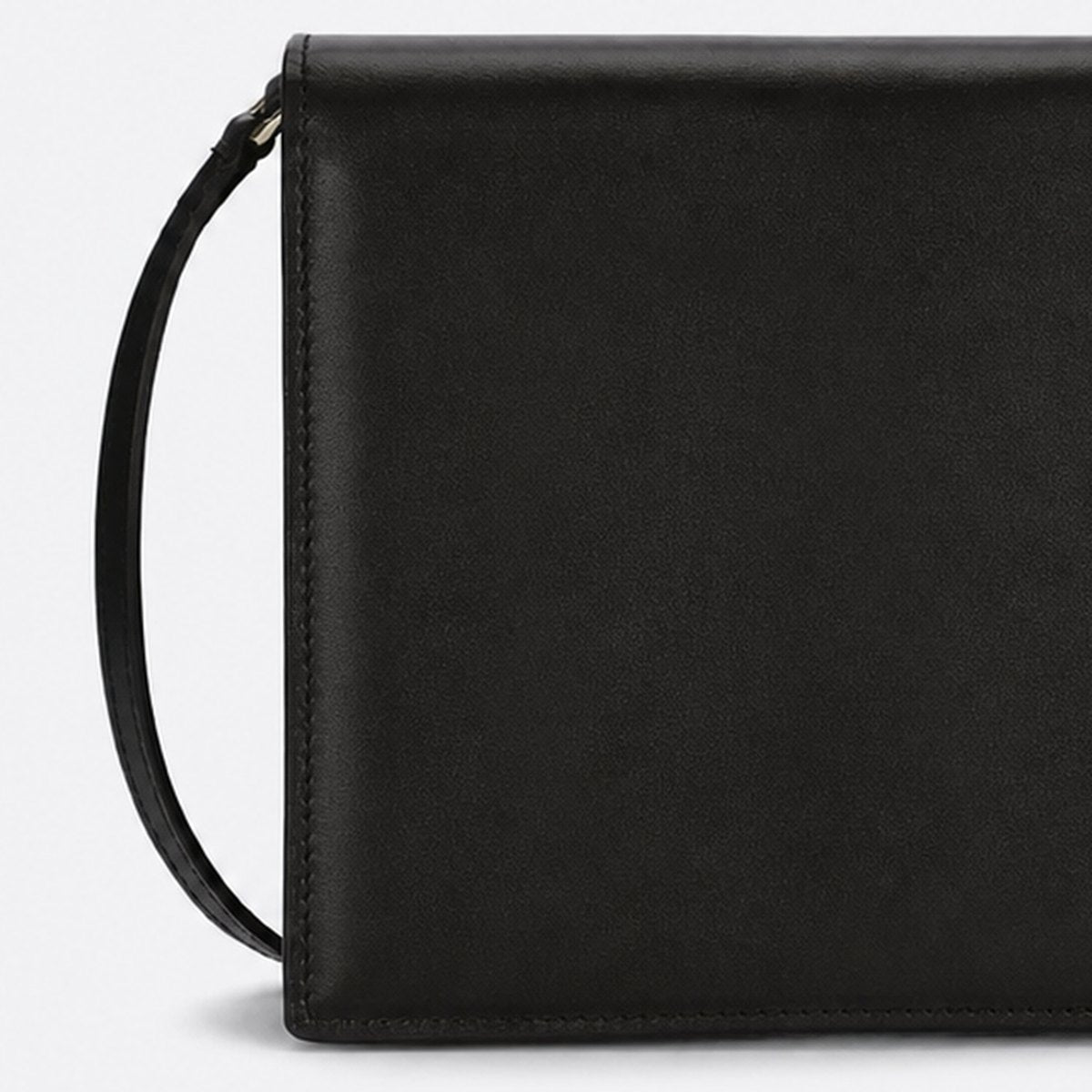 Black Embossed Leather Crossbody Bag, photo 2