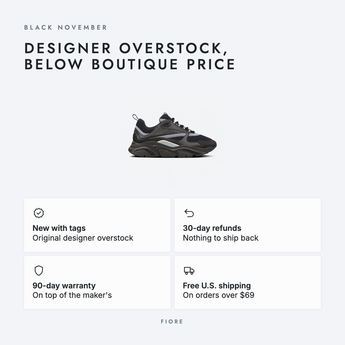 Black Mesh and Leather Chunky Sneakers, photo 5