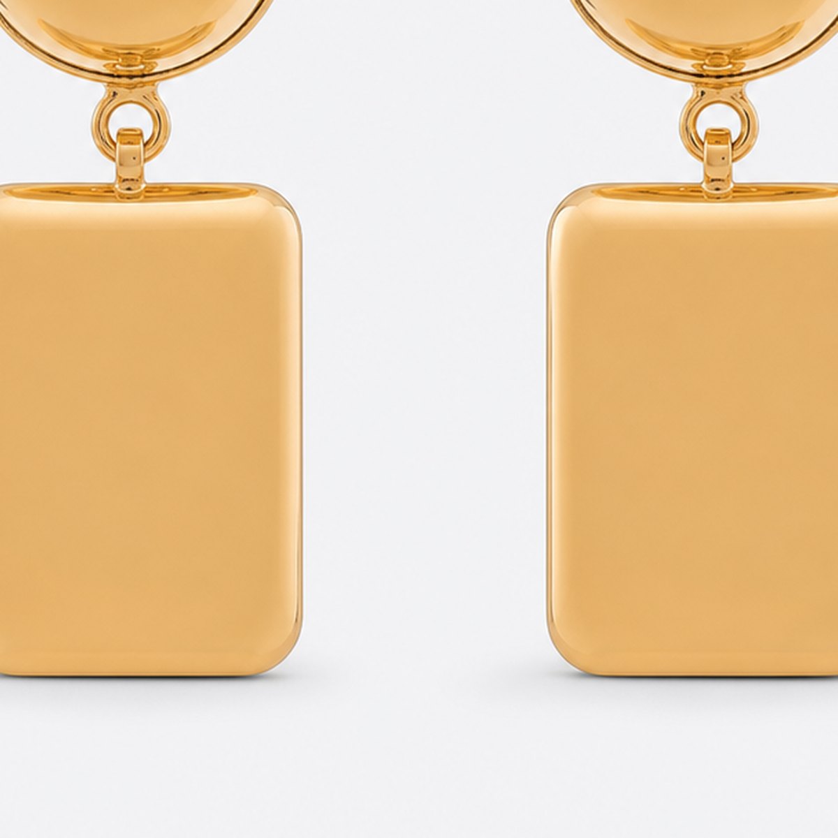 Gold-Tone Clip-On Disc Drop Earrings, photo 3