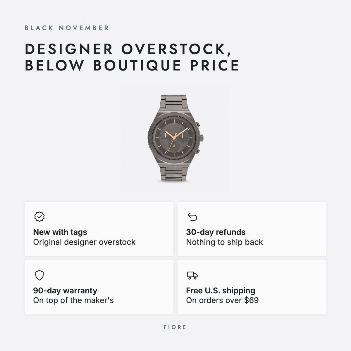 Grey 44mm Watch, photo 5