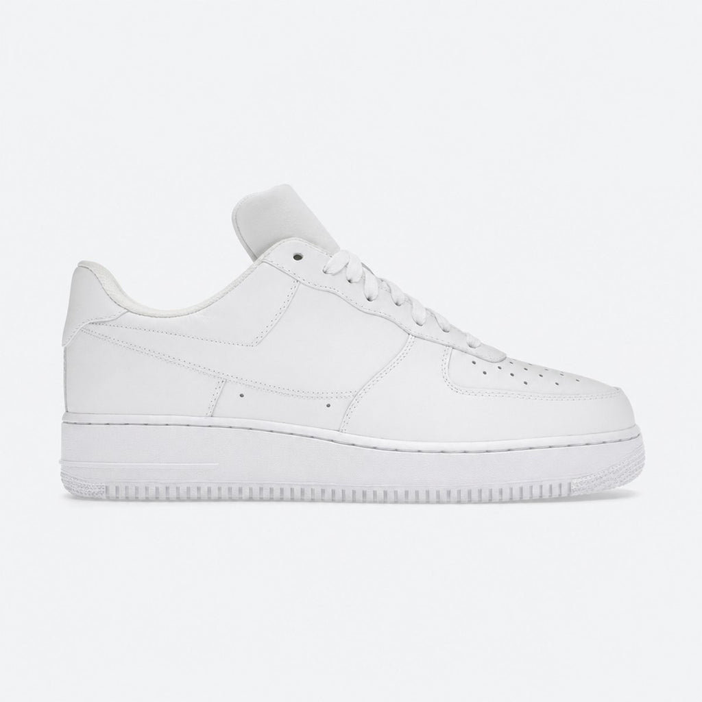 White Leather Low-Top Sneakers, photo 1