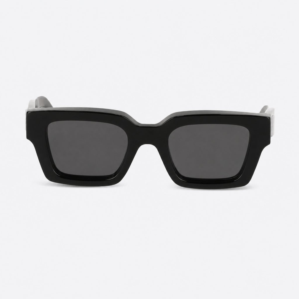 Black Square-Frame Sunglasses with Dark Lenses, photo 1