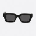 Black Square-Frame Sunglasses with Dark Lenses, photo 1