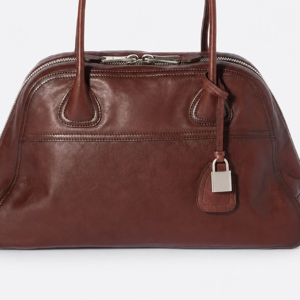 Briarwood Leather Bowling Bag, photo 3