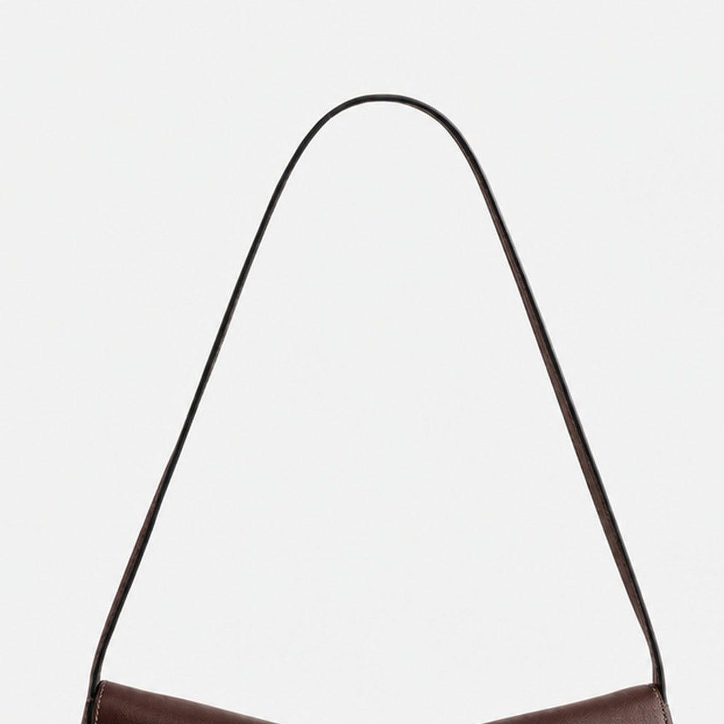 Maple Brown Grain Leather Shoulder Bag, photo 2