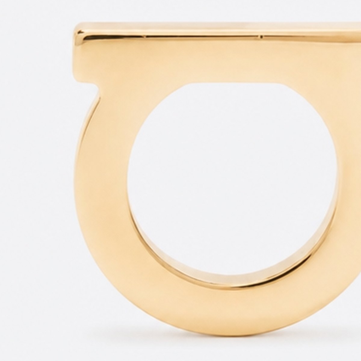 Gold-Tone Open-Ring Stud Earrings, photo 3