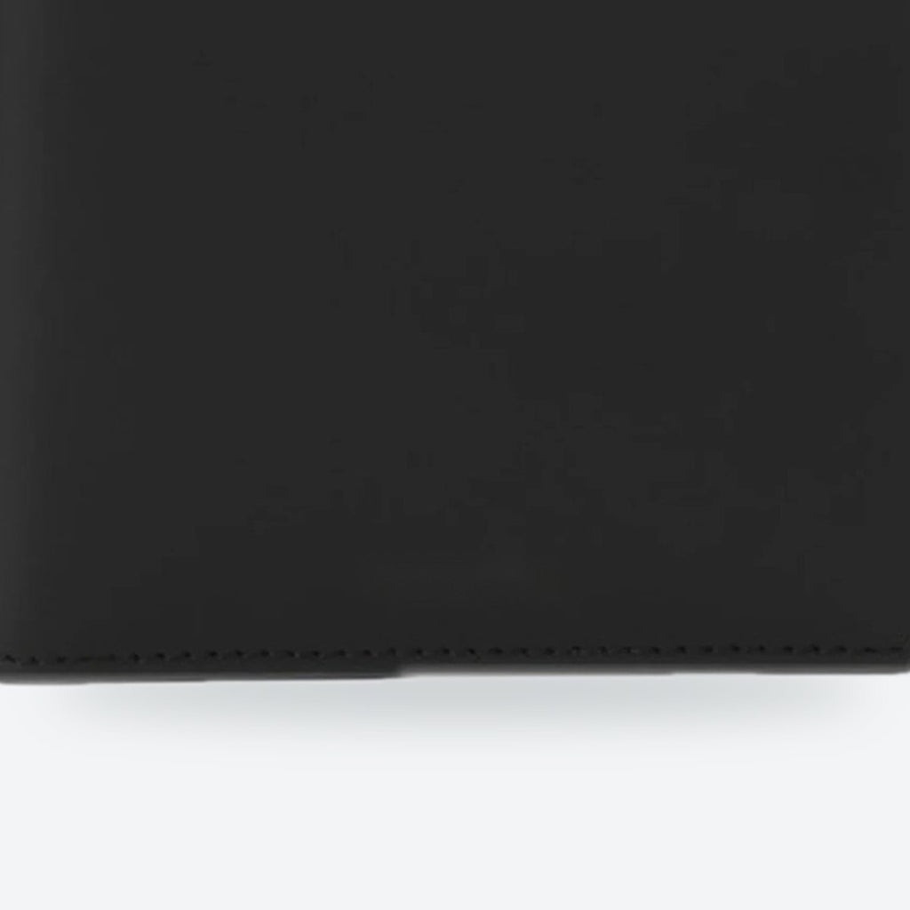 Black Leather Compact Wallet, photo 3