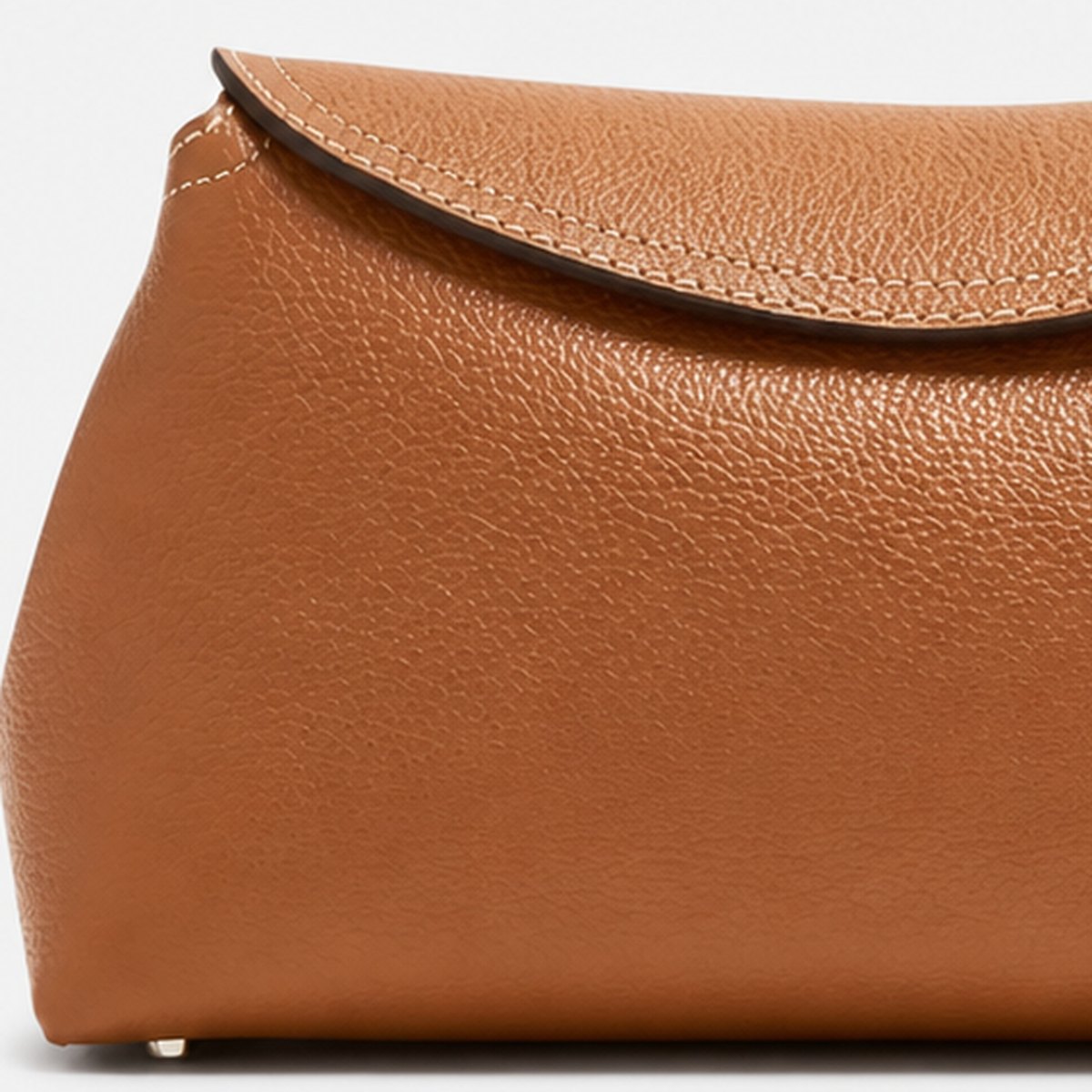 Brown Leather Shoulder Bag, photo 2
