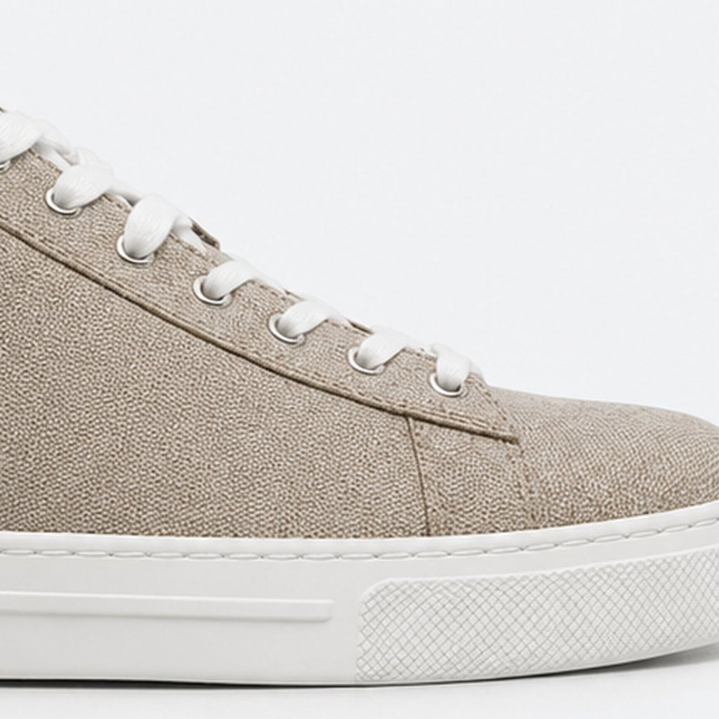 Beige Canvas Sneakers, photo 3