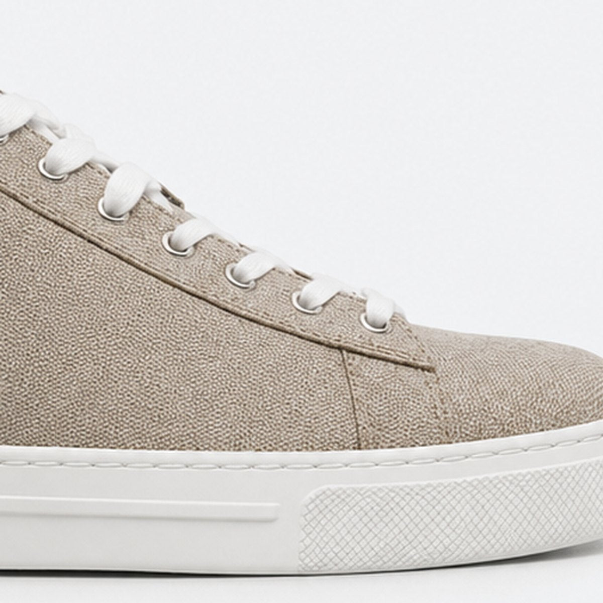 Beige Canvas Sneakers, photo 3