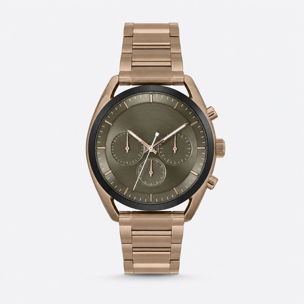 Beige And Gold-tone 44mm Chronograph Watch, photo 1