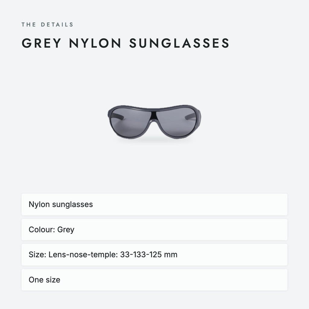 Grey Nylon Sunglasses, photo 4