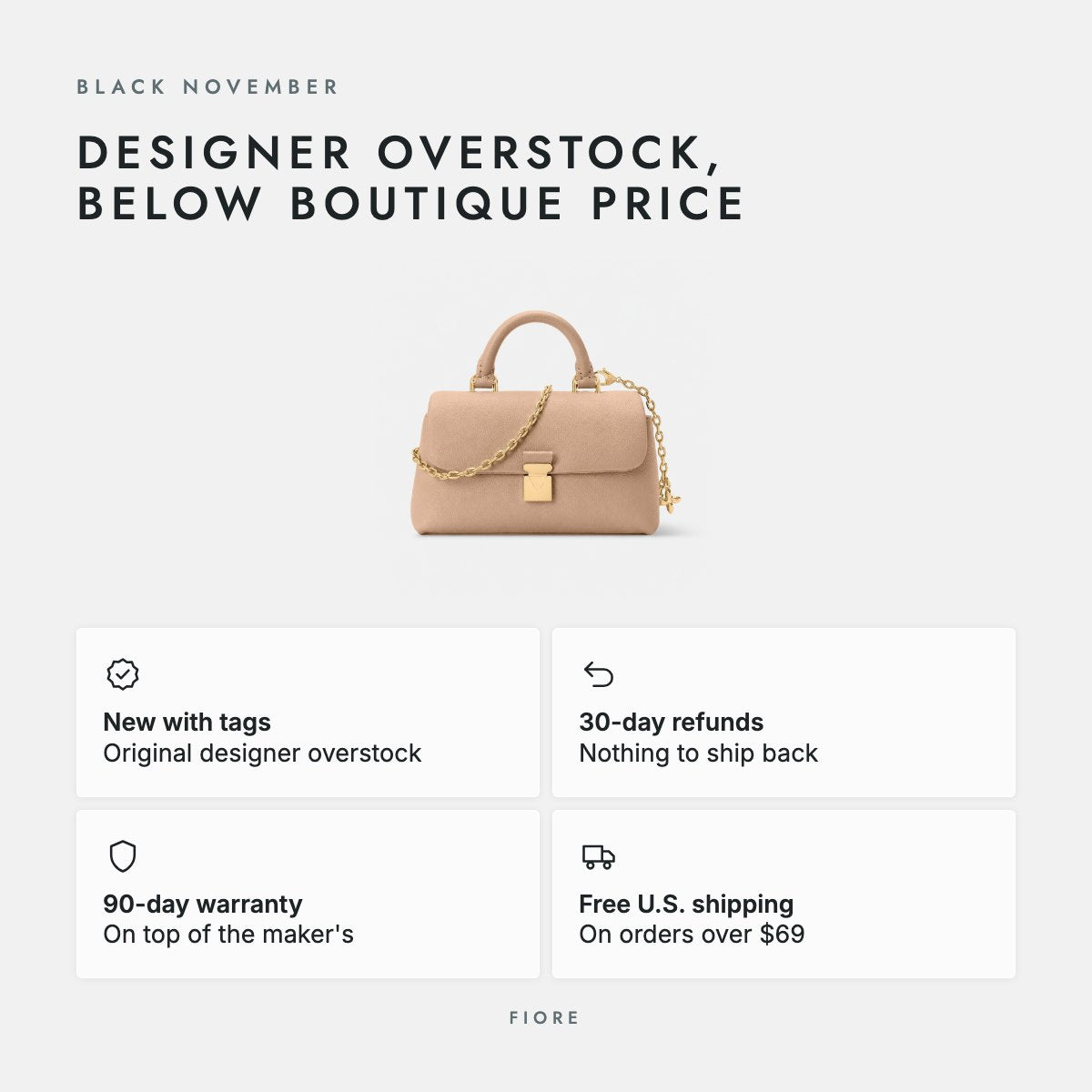 Tan Embossed Leather Mini Top-Handle Bag, photo 5