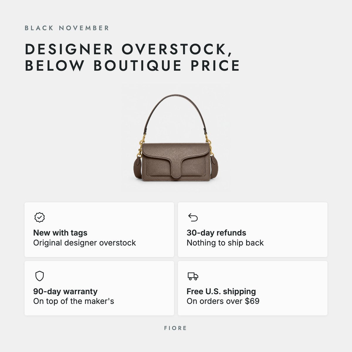 Dark Stone Pebble Leather Shoulder Bag, photo 5