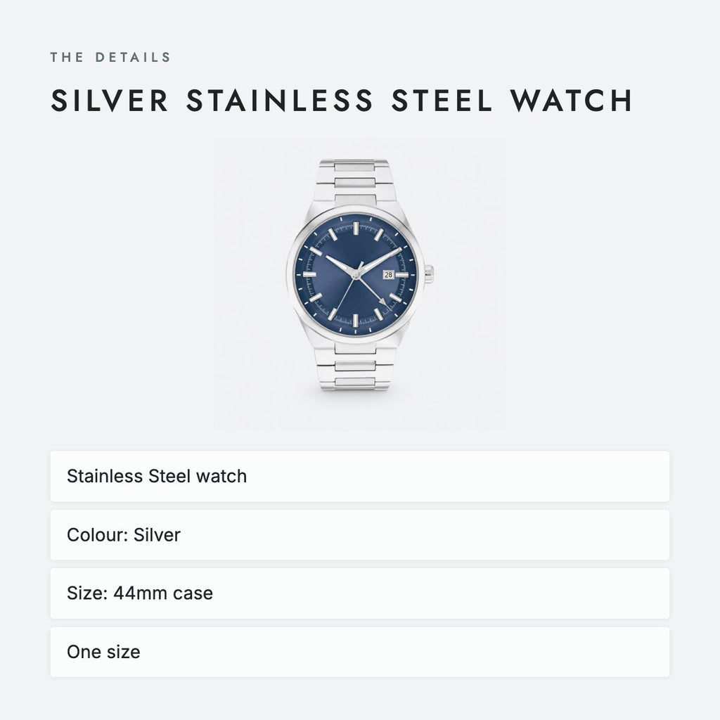 Silver Stainless Steel Watch, photo 4