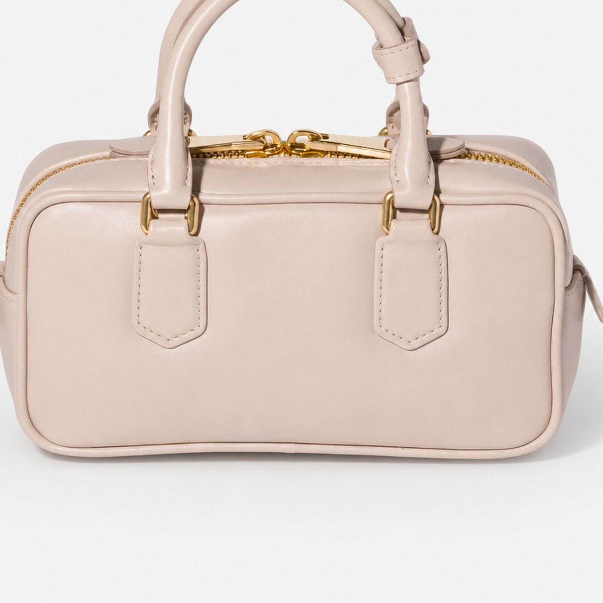 Water Lily Padded Leather Top-Handle Bag, photo 3