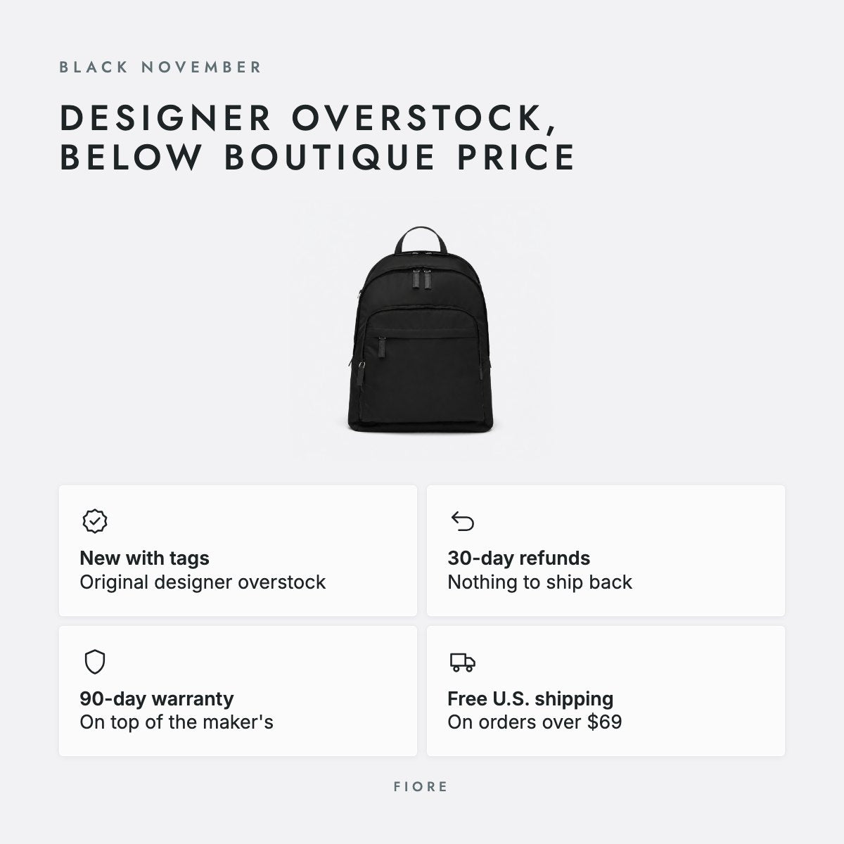 Black Leather Backpack, photo 5