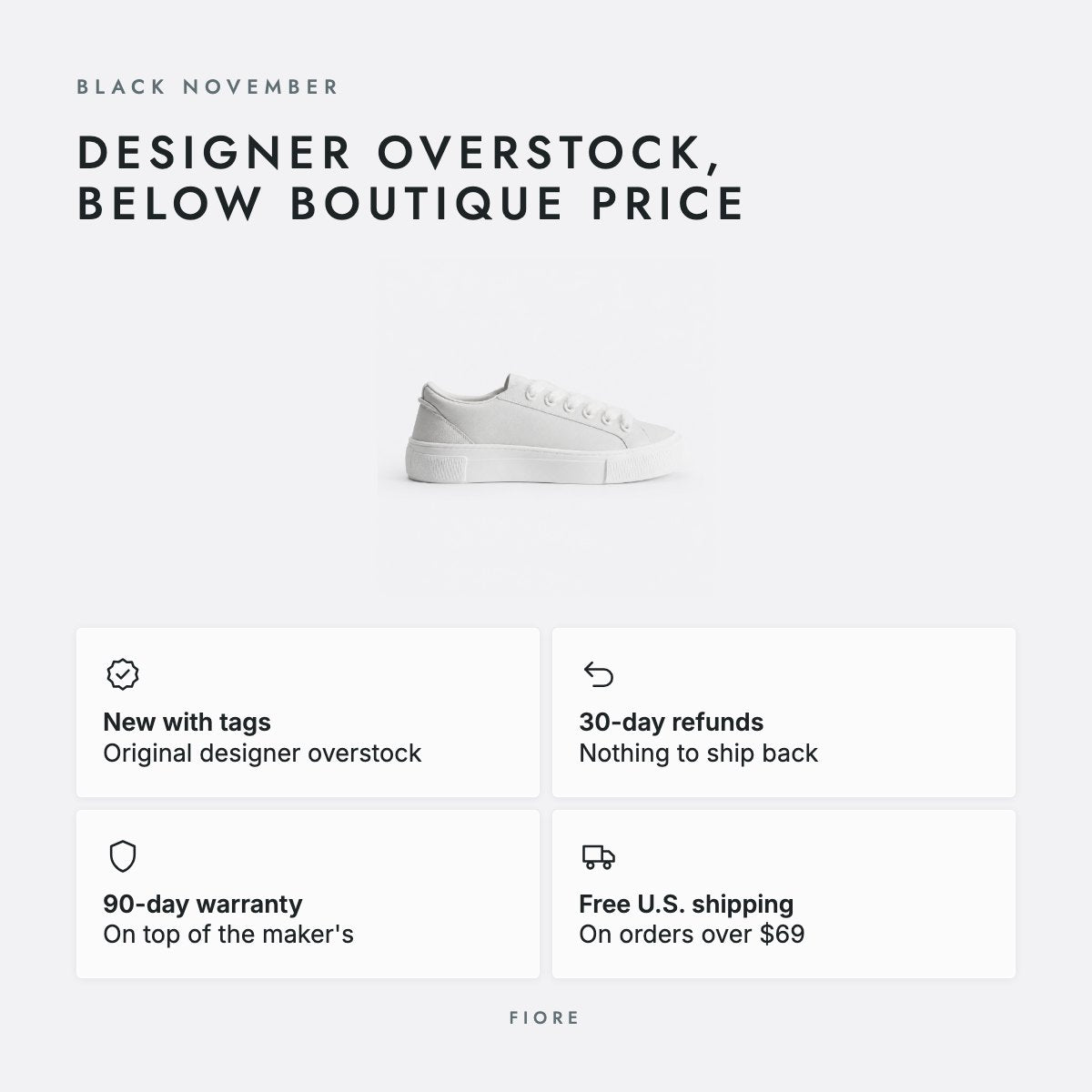 White Leather Low-Top Sneakers, photo 5