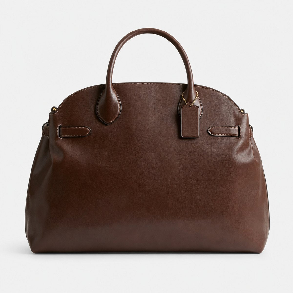 Maple Brown Grain Leather Carryall Bag, photo 1